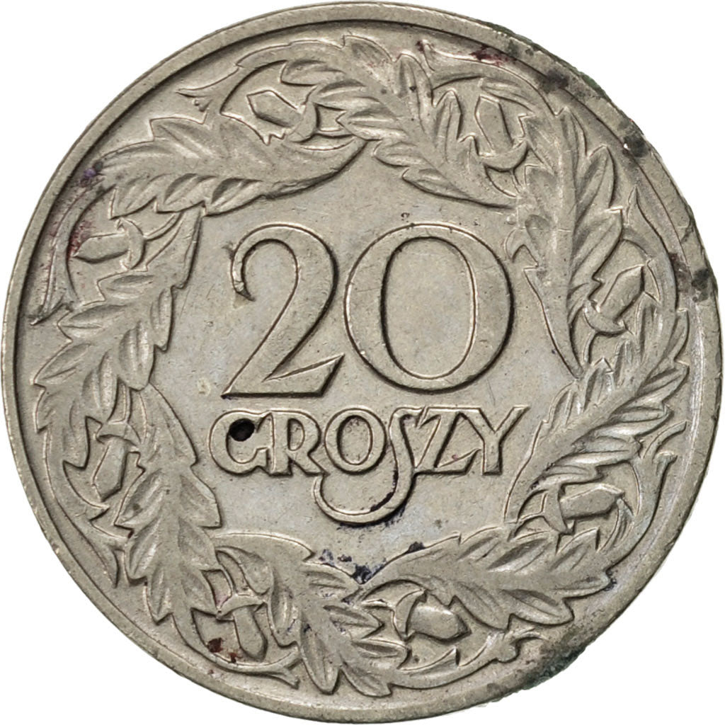 Monnaie, Pologne, 20 Groszy, 1923, Warsaw, SUP, Nickel, KM:12