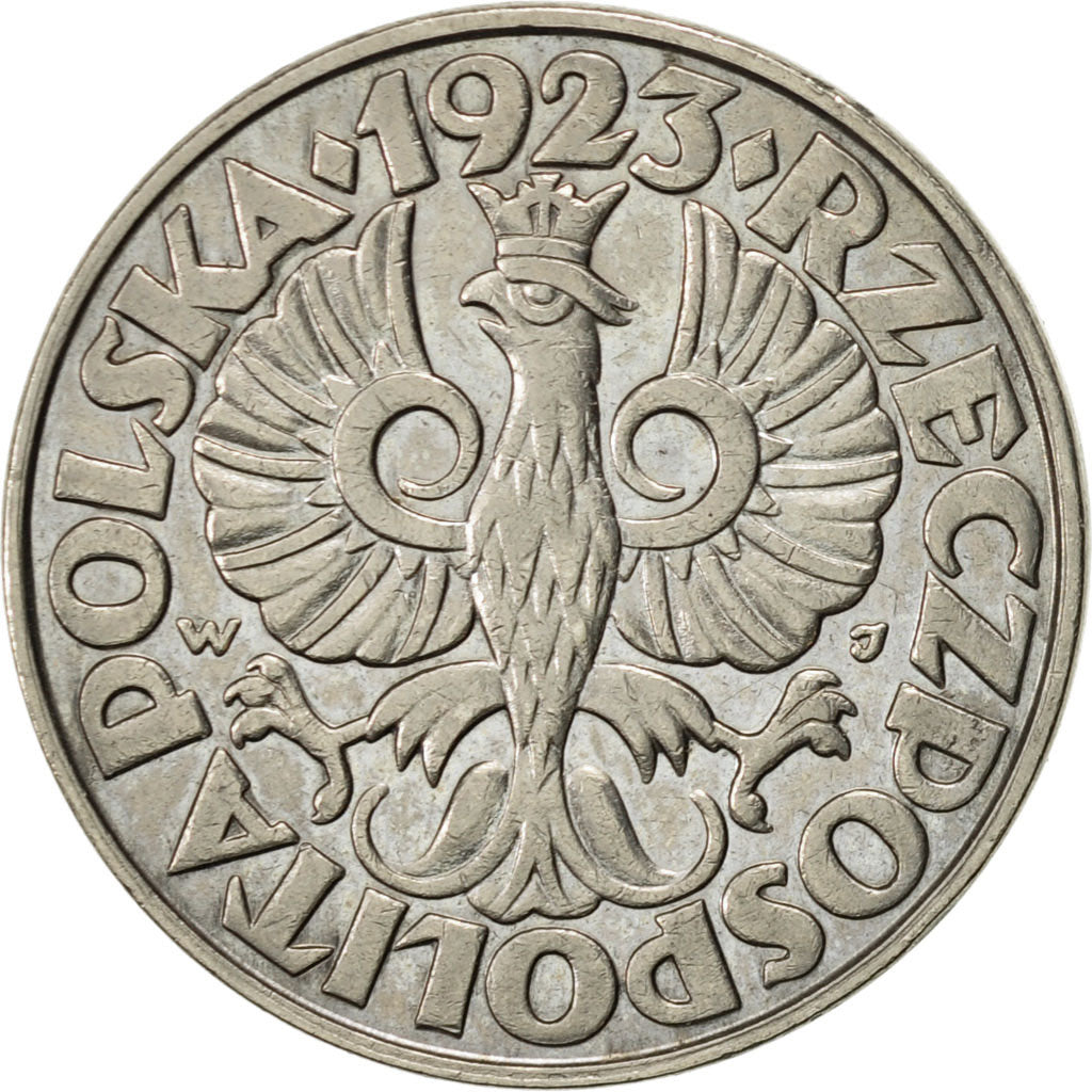 Monnaie, Pologne, 50 Groszy, 1923, Warsaw, SUP, Nickel, KM:13