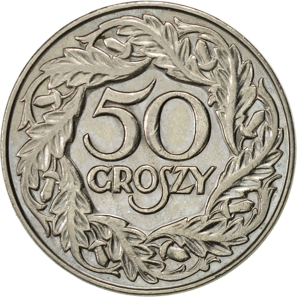 Monnaie, Pologne, 50 Groszy, 1923, Warsaw, SUP, Nickel, KM:13