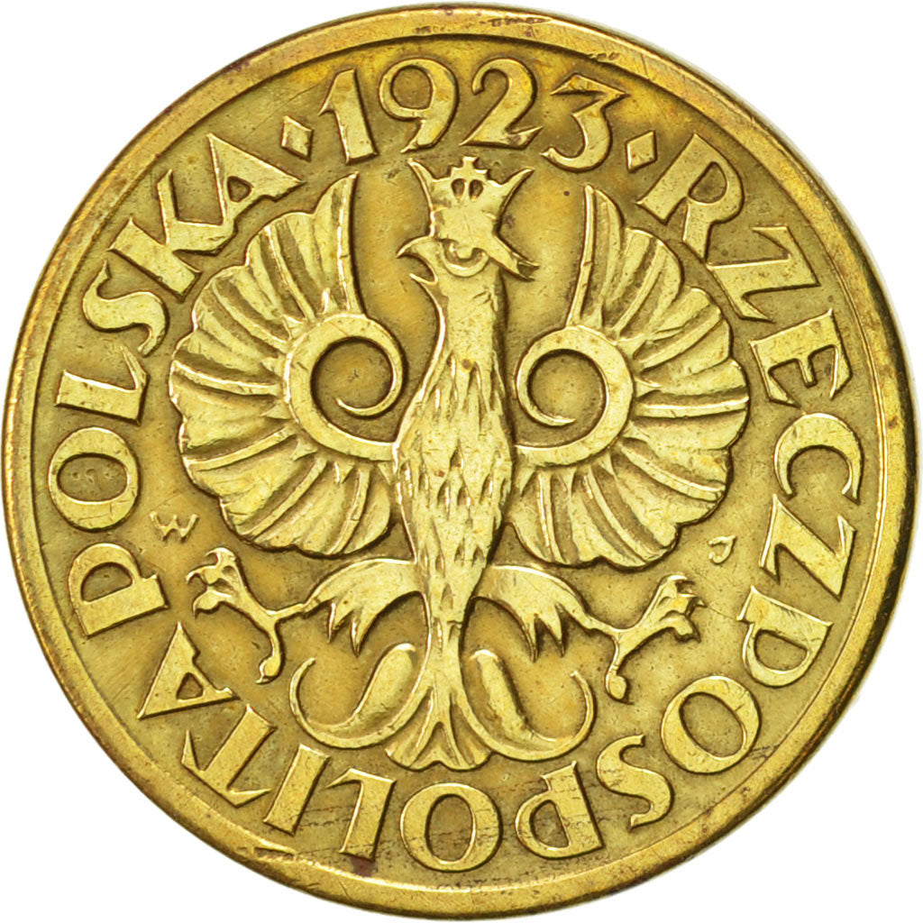 Polonia, 5 Groszy, 1923, Warsaw, SPL-, Ottone, KM:10