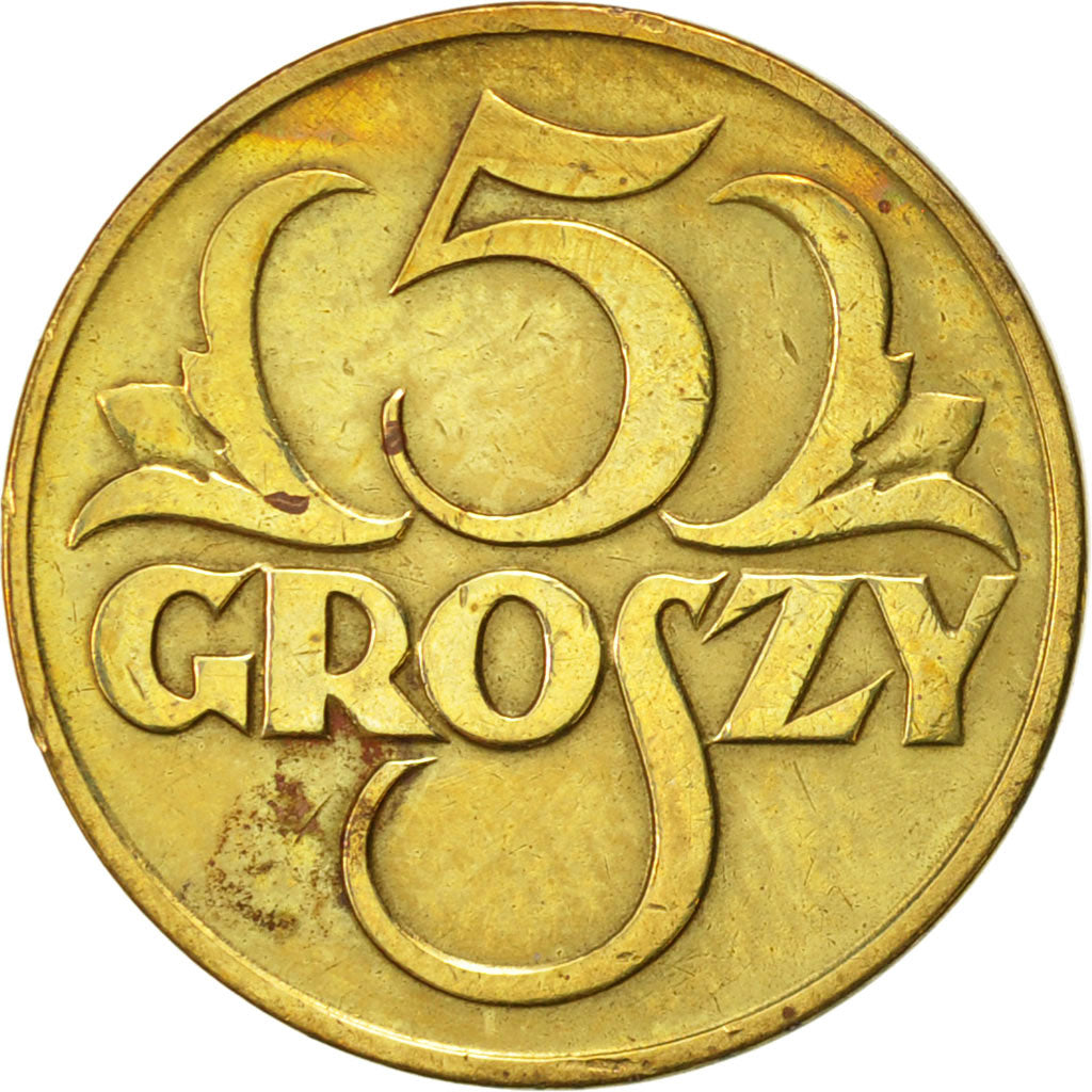 Polonia, 5 Groszy, 1923, Warsaw, SPL-, Ottone, KM:10