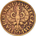 Poland, 2 Grosze, 1925, Warsaw, EF(40-45), Bronze, KM:9a