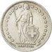 Coin, Switzerland, 2 Francs, 1955, Bern, EF(40-45), Silver, KM:21