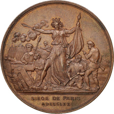 France, The French Revolution, Jeton, 1870, AU(55-58), Copper, 16.00
