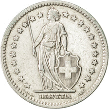 Coin, Switzerland, 2 Francs, 1945, Bern, AU(50-53), Silver, KM:21