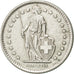 Coin, Switzerland, 2 Francs, 1960, Bern, AU(50-53), Silver, KM:21