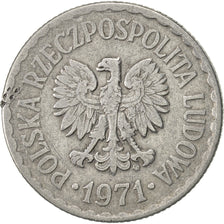 Polen, Zloty, 1971, Warsaw, SS, Aluminium, KM:49.1
