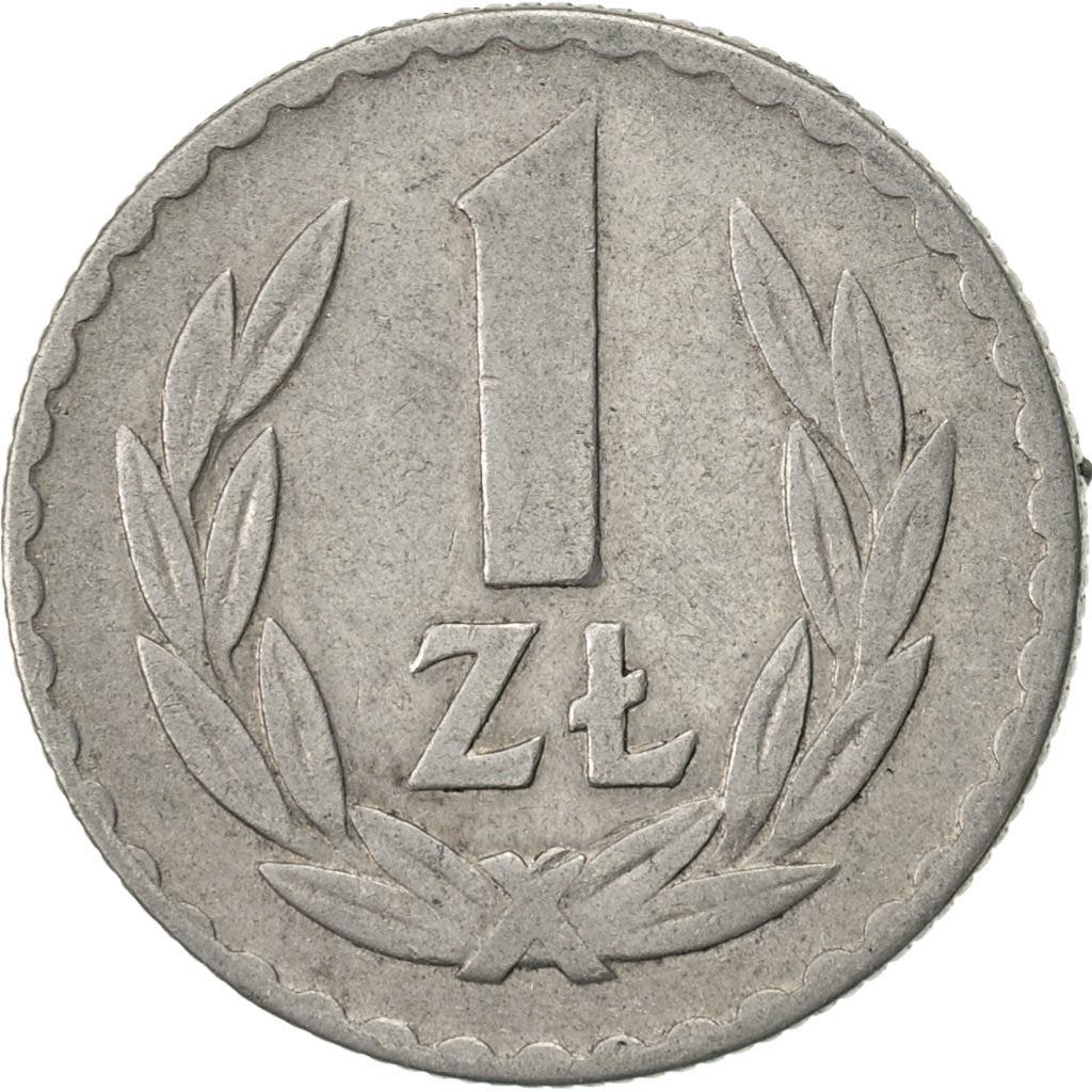 Polen, Zloty, 1971, Warsaw, SS, Aluminium, KM:49.1