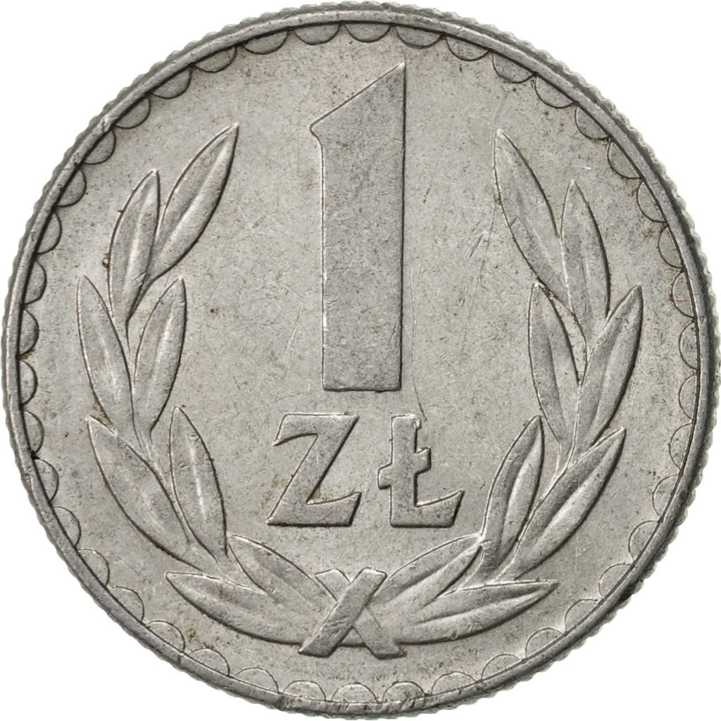 Moneta, Polska, Zloty, 1976, Warsaw, AU(50-53), Aluminium, KM:49.1