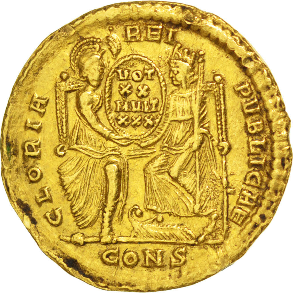 Constance II, Solidus, Constantinople, RIC 57
