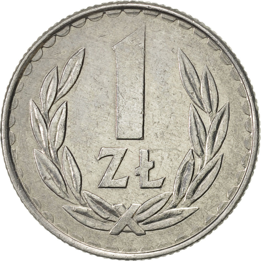 Moneta, Polska, Zloty, 1987, Warsaw, AU(50-53), Aluminium, KM:49.2