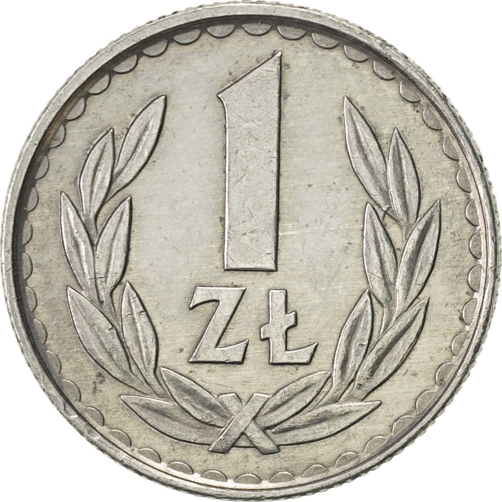 Munten, Polen, Zloty, 1985, Warsaw, ZF+, Aluminium, KM:49.1