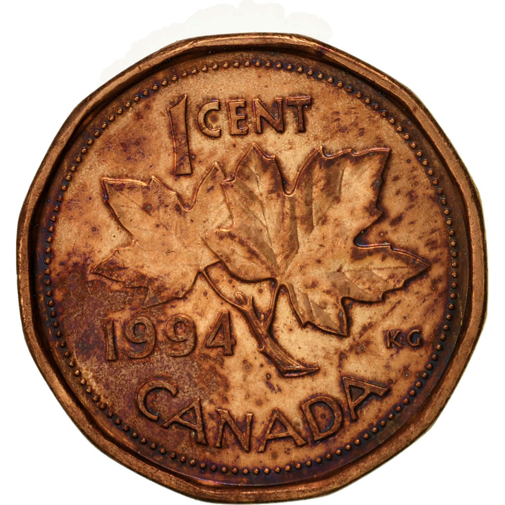 Coin, Canada, Elizabeth II, Cent, 1994, Royal Canadian Mint, Ottawa, EF(40-45)