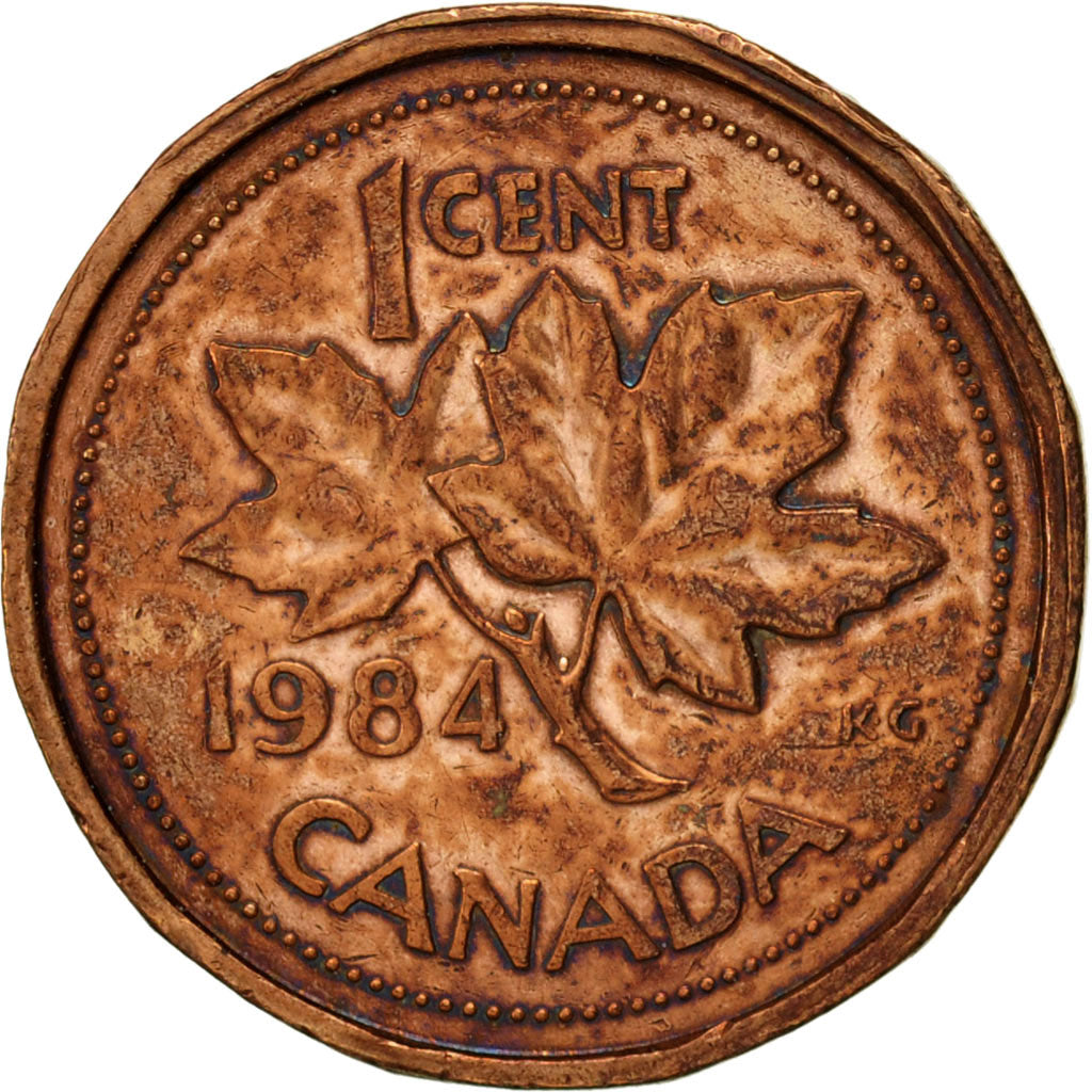Coin, Canada, Elizabeth II, Cent, 1984, Royal Canadian Mint, Ottawa, EF(40-45)