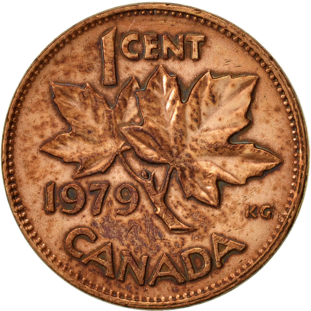 Coin, Canada, Elizabeth II, Cent, 1979, Royal Canadian Mint, Ottawa, EF(40-45)