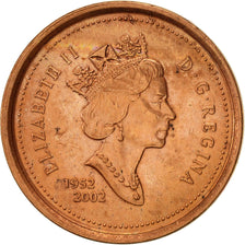 Coin, Canada, Elizabeth II, Cent, 2002, Royal Canadian Mint, AU(50-53), Copper