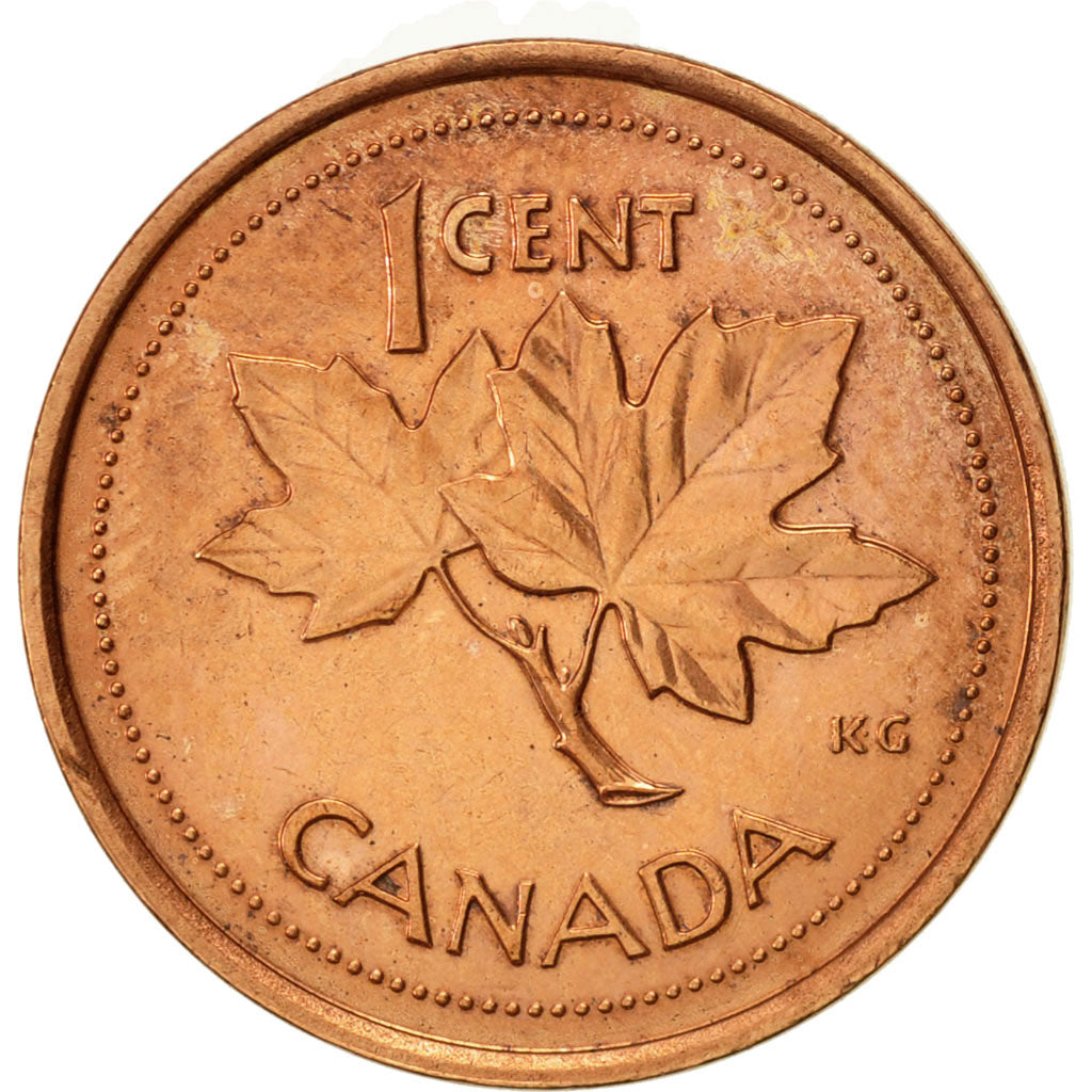 Coin, Canada, Elizabeth II, Cent, 2002, Royal Canadian Mint, AU(50-53), Copper