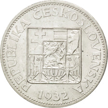 Coin, Czechoslovakia, 10 Korun, 1932, MS(60-62), Silver, KM:15