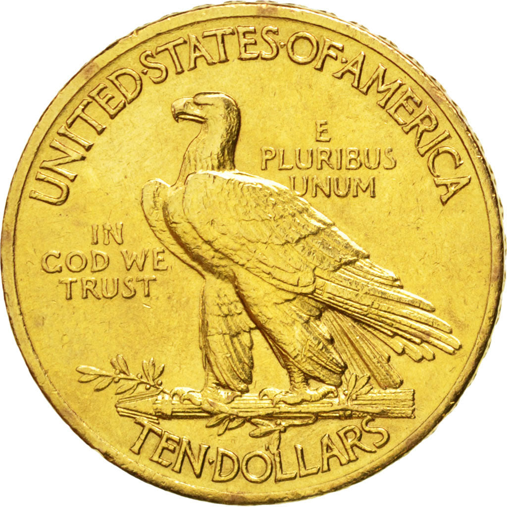 Etats-Unis, 10 Dollars Or tête d'indien 1909, KM 130