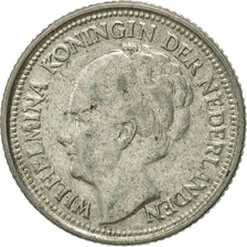 Coin, Netherlands, Wilhelmina I, 10 Cents, 1936, EF(40-45), Silver, KM:163