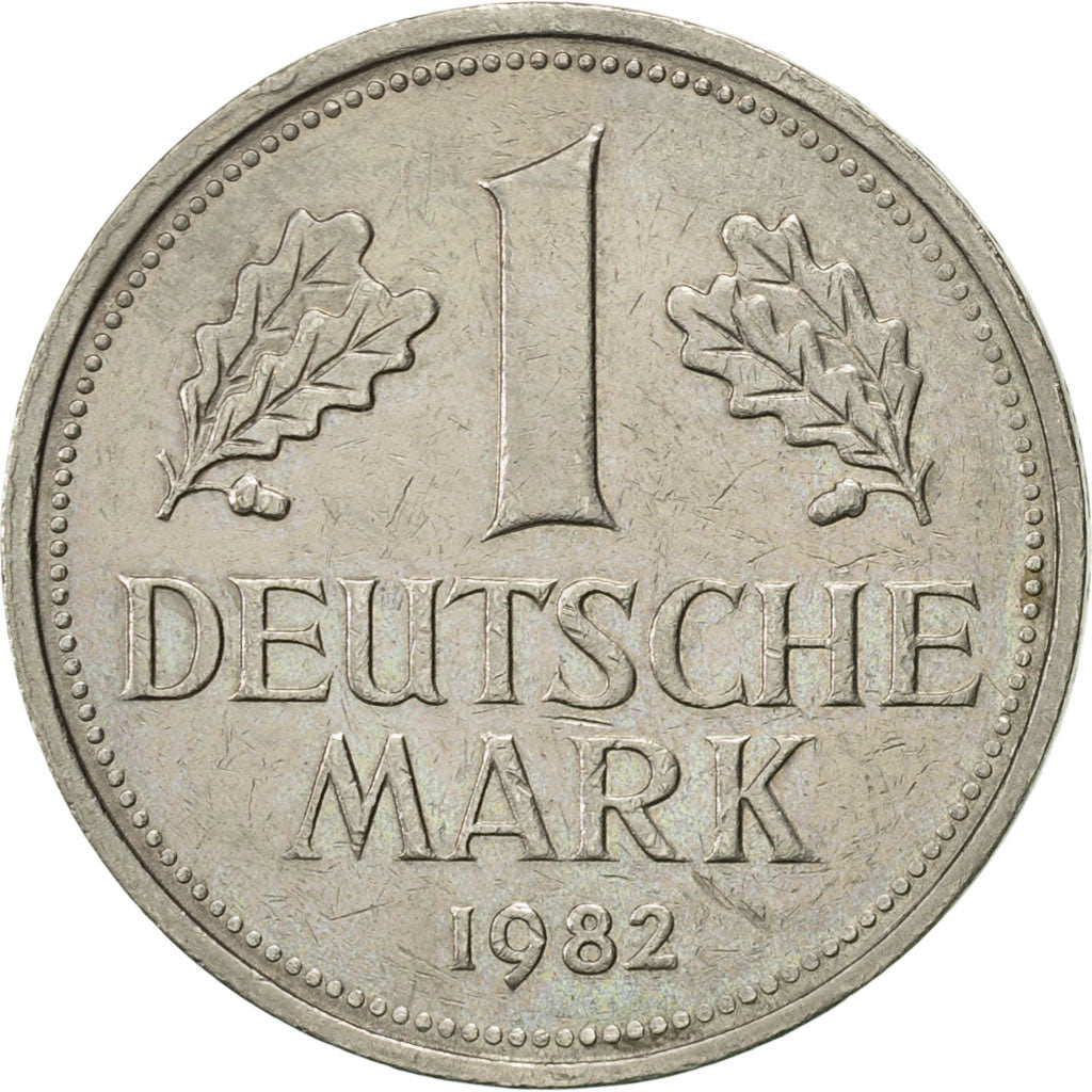 Munten, Federale Duitse Republiek, Mark, 1982, Stuttgart, ZF+, Copper-nickel