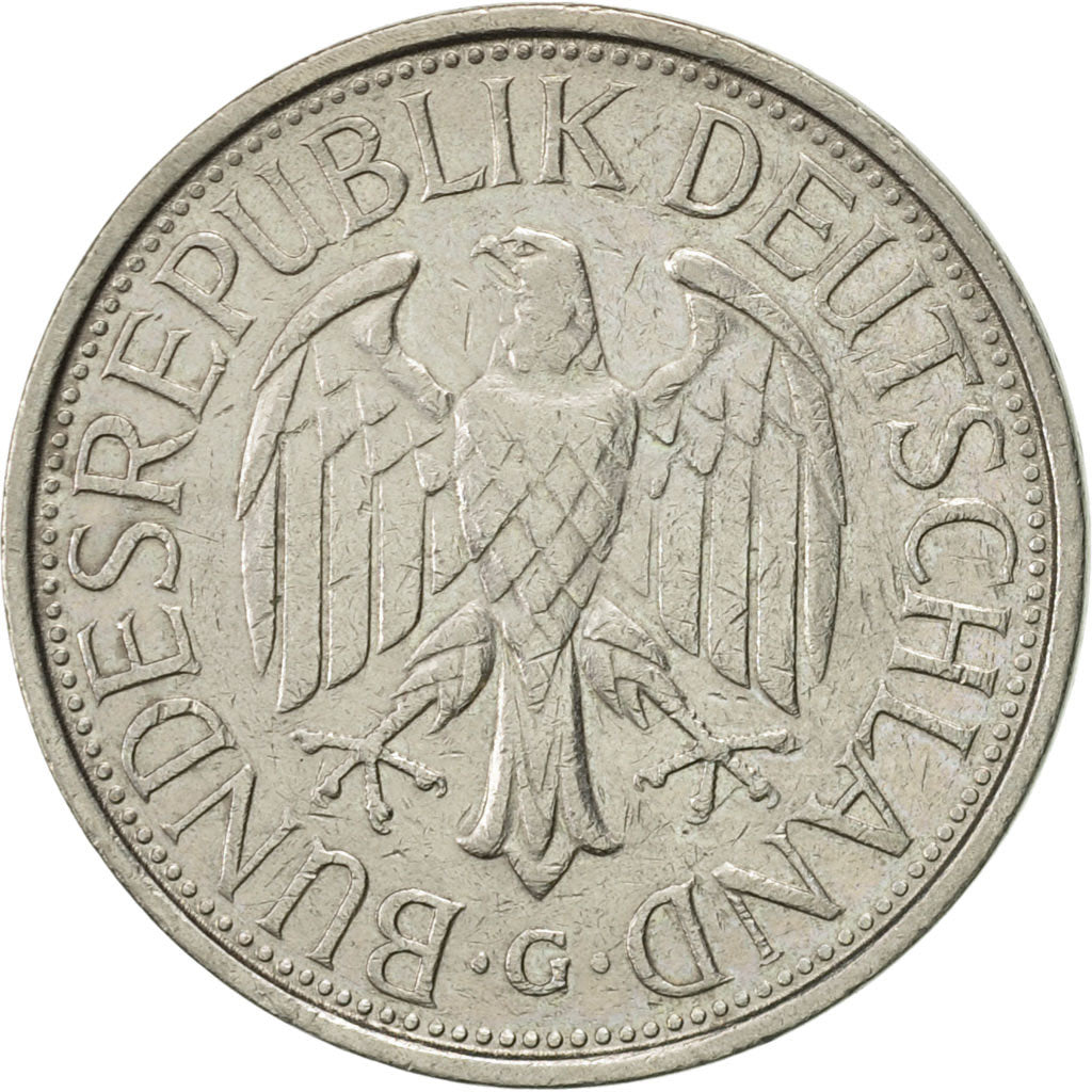 Coin, GERMANY - FEDERAL REPUBLIC, Mark, 1982, Karlsruhe, AU(50-53)