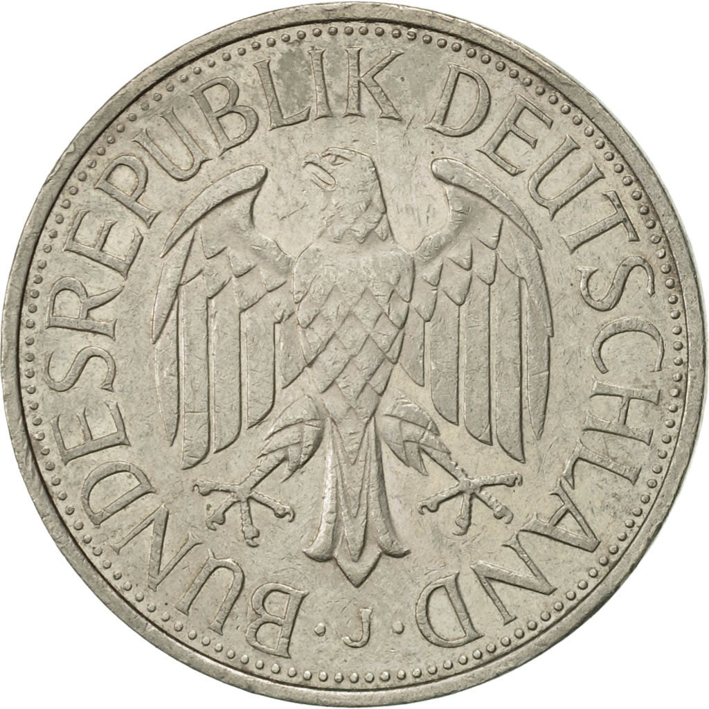 Moneta, GERMANIA - REPUBBLICA FEDERALE, Mark, 1984, Hambourg, BB+, Rame-nichel