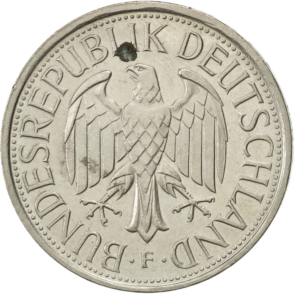 GERMANY - FEDERAL REPUBLIC, Mark, 1987, Stuttgart, AU(50-53), Copper-nickel