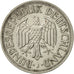 Coin, GERMANY - FEDERAL REPUBLIC, Mark, 1957, Hambourg, AU(55-58)
