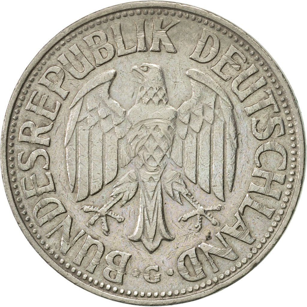 Moneta, GERMANIA - REPUBBLICA FEDERALE, Mark, 1959, Karlsruhe, SPL-