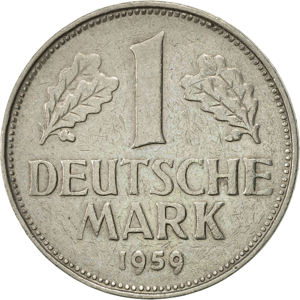 Moneta, GERMANIA - REPUBBLICA FEDERALE, Mark, 1959, Karlsruhe, SPL-