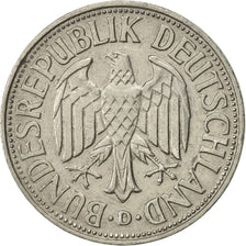 Coin, GERMANY - FEDERAL REPUBLIC, Mark, 1954, Munich, AU(55-58), Copper-nickel
