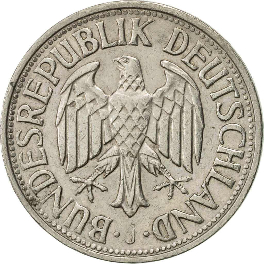 Coin, GERMANY - FEDERAL REPUBLIC, Mark, 1968, Hambourg, AU(55-58)