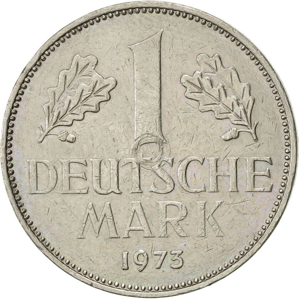 Coin, GERMANY - FEDERAL REPUBLIC, Mark, 1973, Hambourg, AU(55-58)