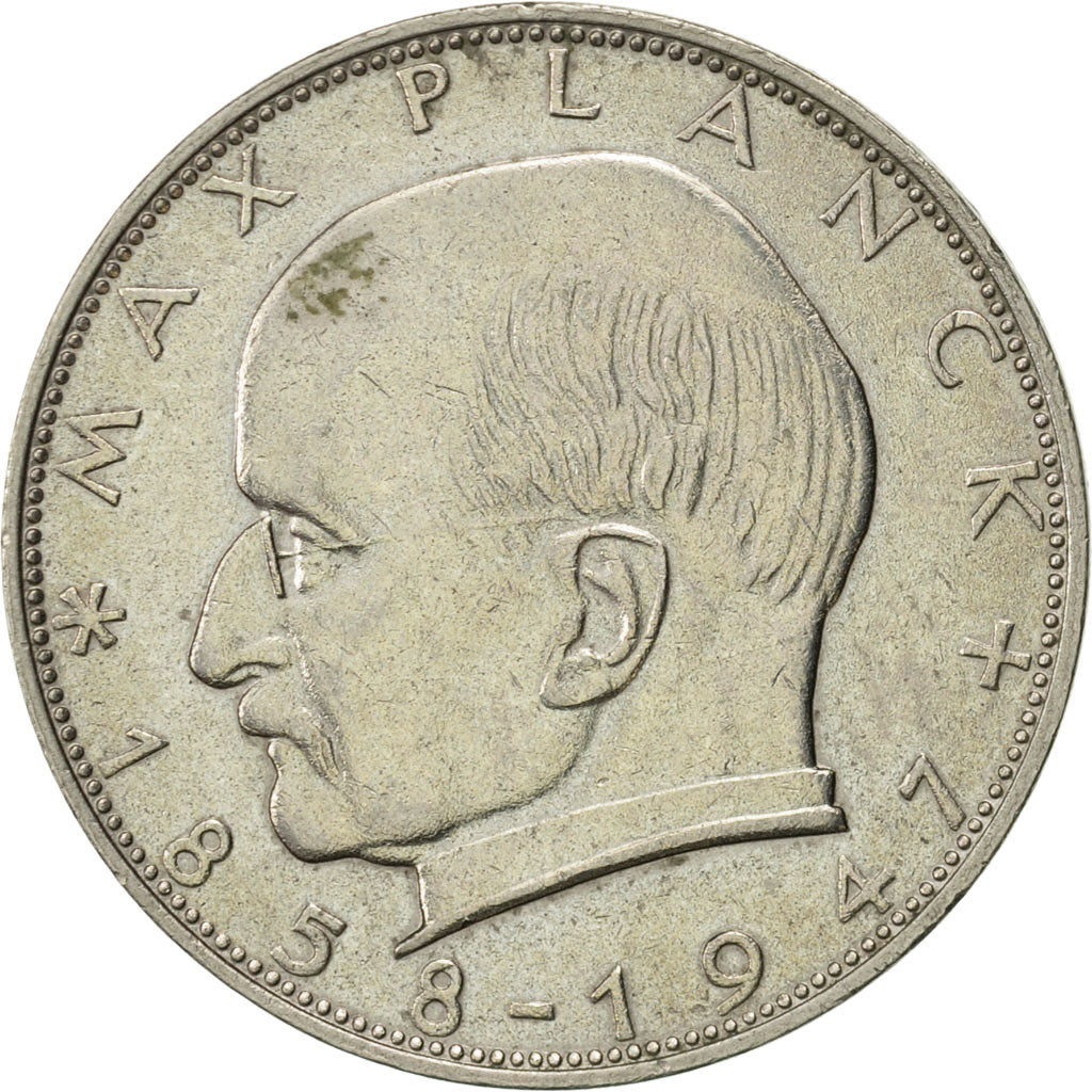 Coin, GERMANY - FEDERAL REPUBLIC, 2 Mark, 1966, Hambourg, AU(50-53)