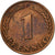 Coin, GERMANY - FEDERAL REPUBLIC, Pfennig, 1967, Stuttgart, EF(40-45), Copper