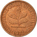 Munten, Federale Duitse Republiek, Pfennig, 1971, Karlsruhe, ZF, Copper Plated