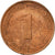 Coin, GERMANY - FEDERAL REPUBLIC, Pfennig, 1971, Karlsruhe, EF(40-45), Copper