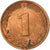 Coin, GERMANY - FEDERAL REPUBLIC, Pfennig, 1976, Karlsruhe, EF(40-45), Copper