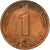 Coin, GERMANY - FEDERAL REPUBLIC, Pfennig, 1987, Stuttgart, EF(40-45), Copper