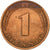 Coin, GERMANY - FEDERAL REPUBLIC, Pfennig, 1991, Munich, EF(40-45), Copper