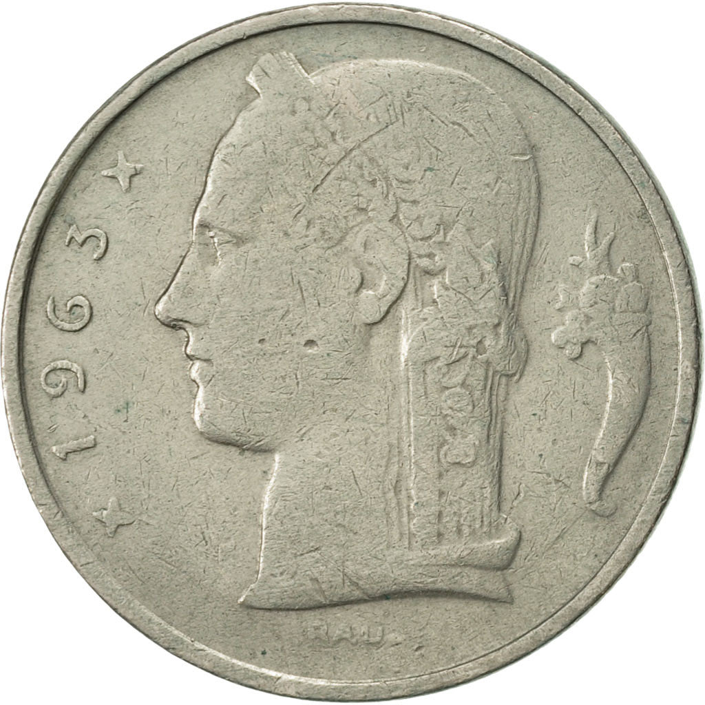 Monnaie, Belgique, 5 Francs, 5 Frank, 1963, TTB, Copper-nickel, KM:134.1