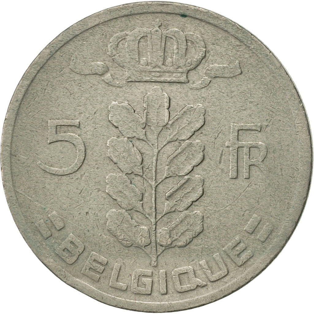 Monnaie, Belgique, 5 Francs, 5 Frank, 1963, TTB, Copper-nickel, KM:134.1