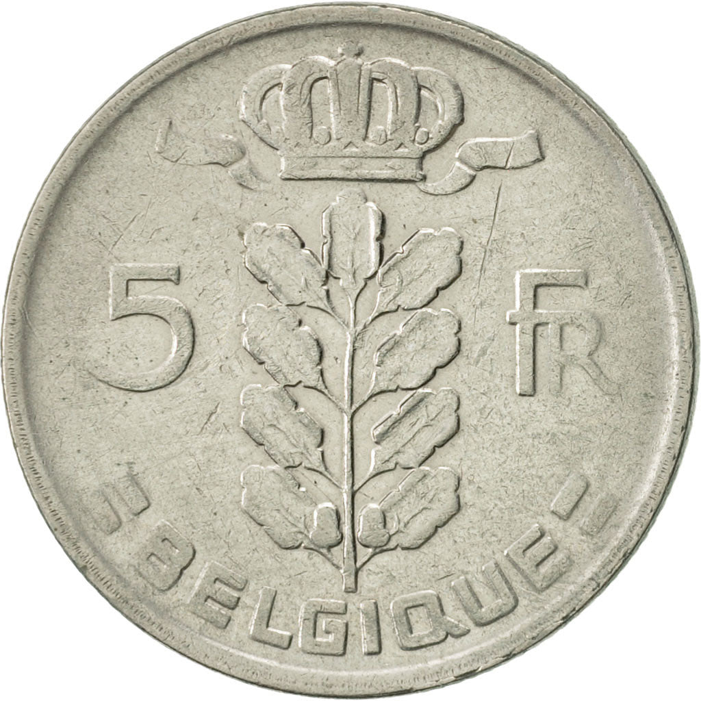 Coin, Belgium, 5 Francs, 5 Frank, 1964, AU(50-53), Copper-nickel, KM:134.1