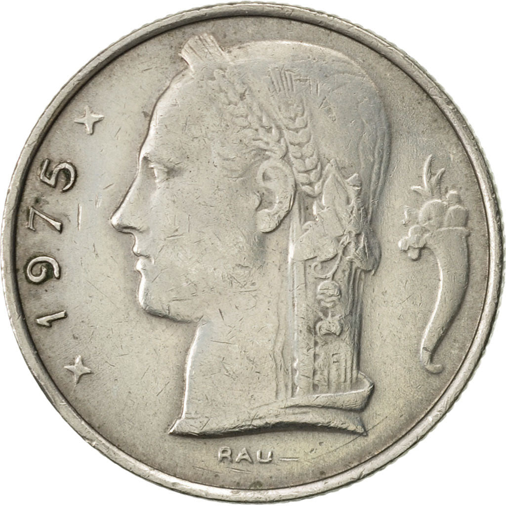 Monnaie, Belgique, 5 Francs, 5 Frank, 1975, TTB, Copper-nickel, KM:135.1