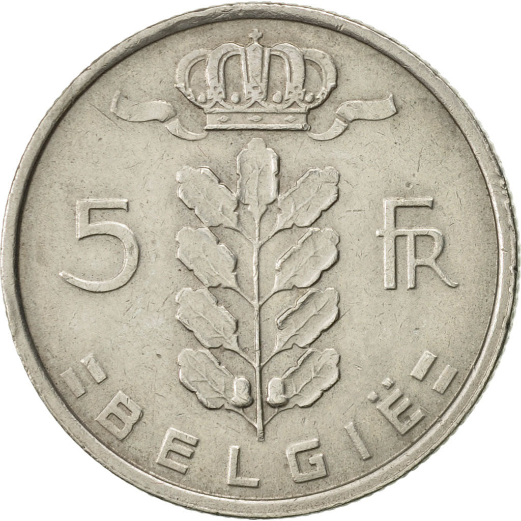 Monnaie, Belgique, 5 Francs, 5 Frank, 1975, TTB, Copper-nickel, KM:135.1