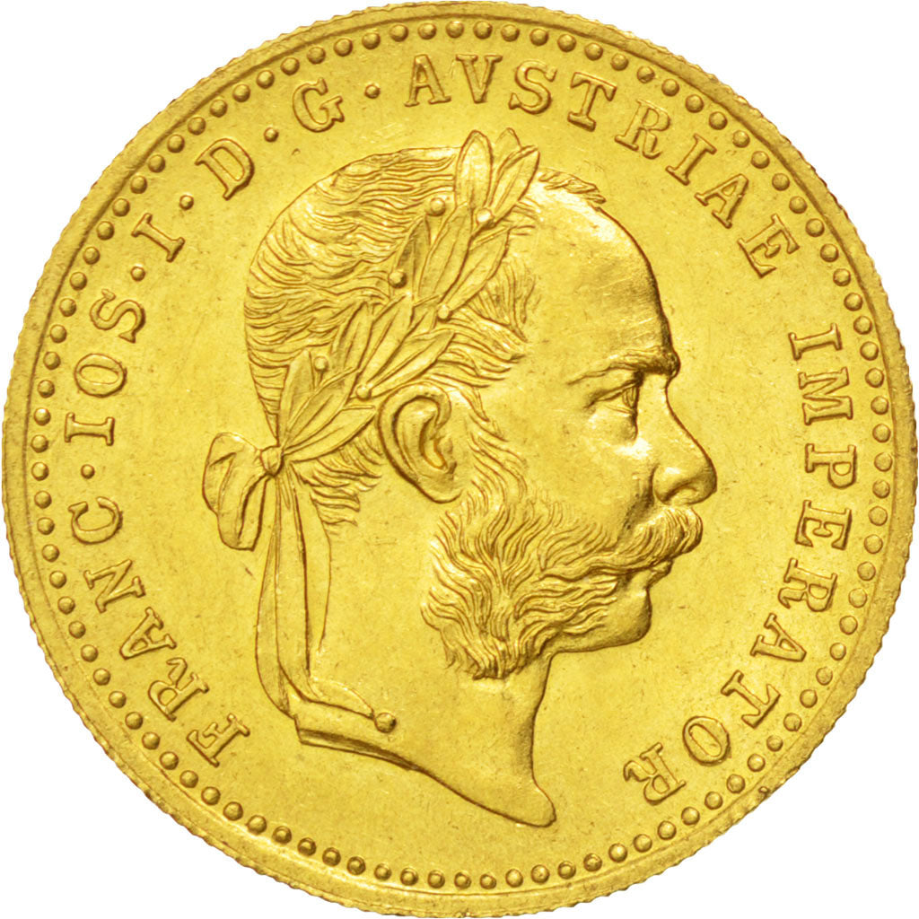 AUSTRIA, Ducat, 1915, KM #2267, MS(63), Gold, 3.48