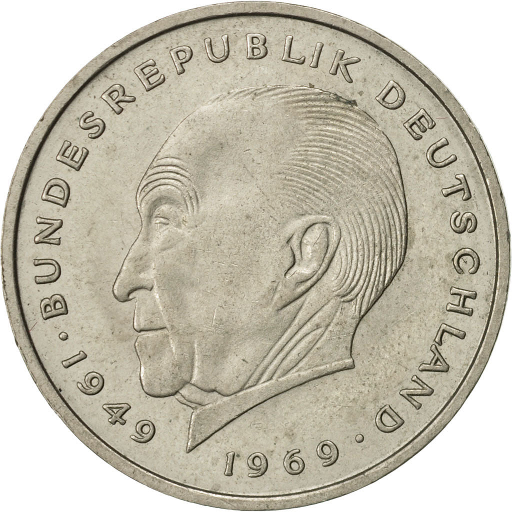 Coin, GERMANY - FEDERAL REPUBLIC, 2 Mark, 1970, Stuttgart, AU(50-53)