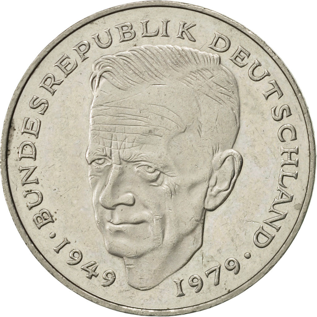 Coin, GERMANY - FEDERAL REPUBLIC, 2 Mark, 1991, Stuttgart, AU(55-58)