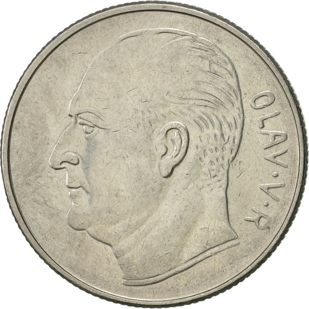 Monnaie, Norvège, Olav V, Krone, 1973, TTB+, Copper-nickel, KM:409